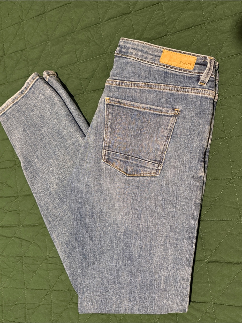 Esprit Women's Straight Leg Jeans - Light Blue